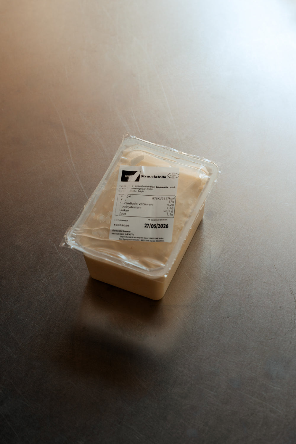 Fresh Belgian Stracciatella Cheese (500g)